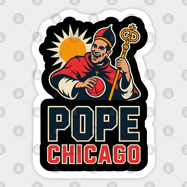 Pope-Leo Sticker by Creatifly Graphic Tees
